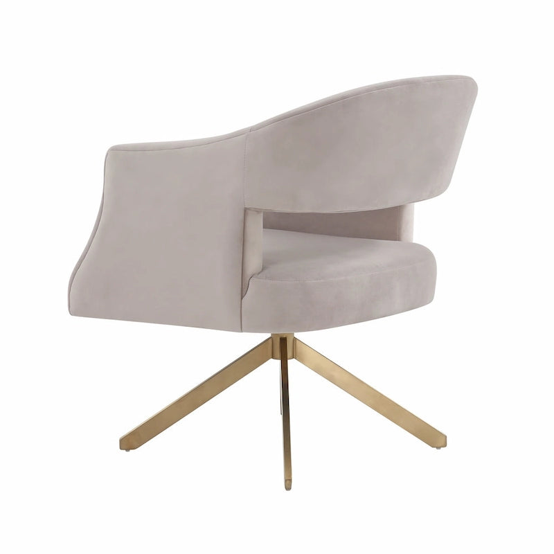 Fauteuil pivotant d'appoint – 69 cm L x 74 cm P x 84 cm H