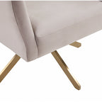 Fauteuil pivotant d'appoint – 69 cm L x 74 cm P x 84 cm H