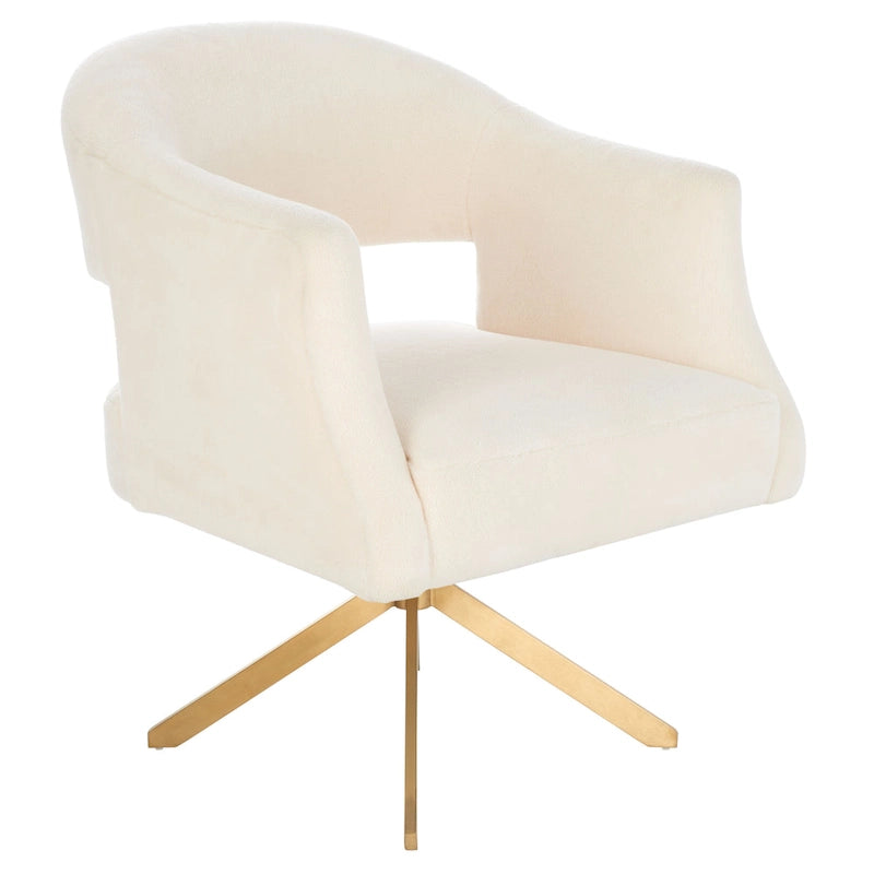 Fauteuil pivotant d'appoint – 69 cm L x 74 cm P x 84 cm H