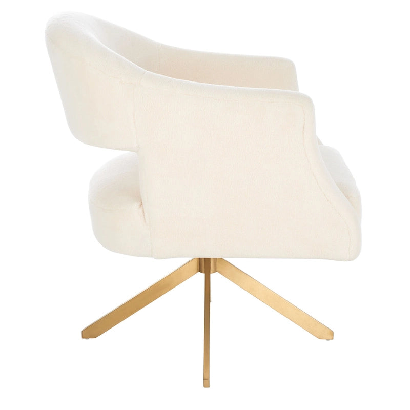 Fauteuil pivotant d'appoint – 69 cm L x 74 cm P x 84 cm H