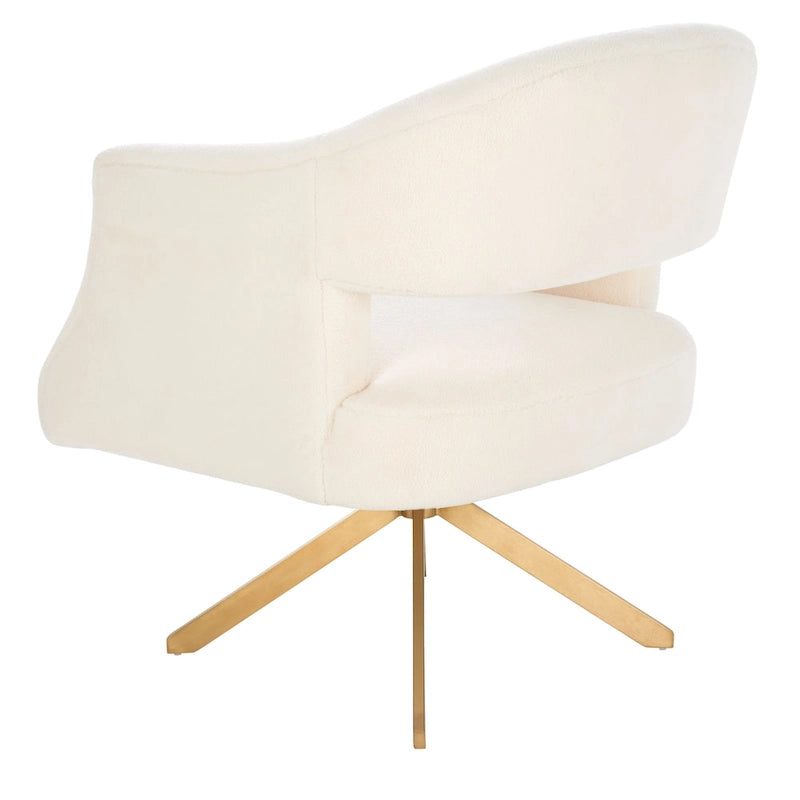 Fauteuil pivotant d'appoint – 69 cm L x 74 cm P x 84 cm H