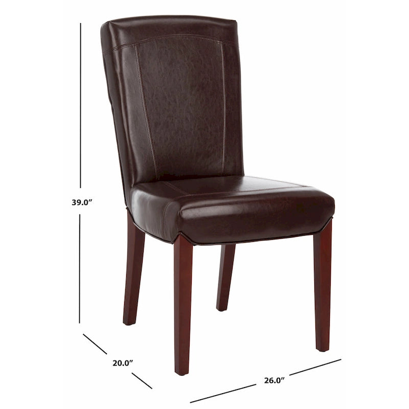 Chaises de salle à manger carrées (lot de 2) - L 51,6 cm x P 63 cm x H 100 cm