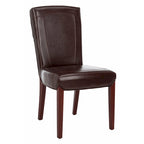 Chaises de salle à manger carrées (lot de 2) - L 51,6 cm x P 63 cm x H 100 cm