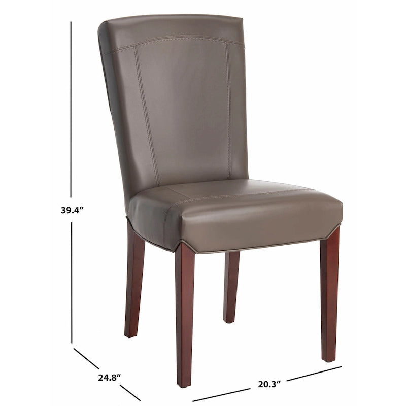 Chaises de salle à manger carrées (lot de 2) - L 51,6 cm x P 63 cm x H 100 cm