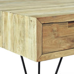 Meuble TV 120x35x35 cm en bois de teck massif