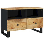 Meuble TV 70x33x46 cm Bois de manguier massif