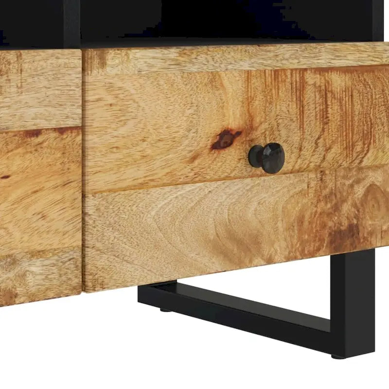 Meuble TV 70x33x46 cm Bois de manguier massif