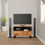 Meuble TV 70x33x46 cm Bois de manguier massif
