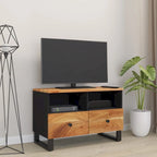 Meuble TV 70x33x46 cm Bois de manguier massif