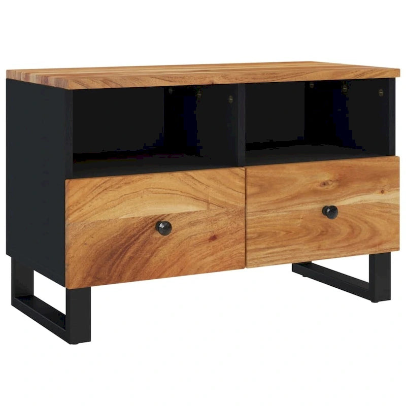 Meuble TV 70x33x46 cm Bois de manguier massif