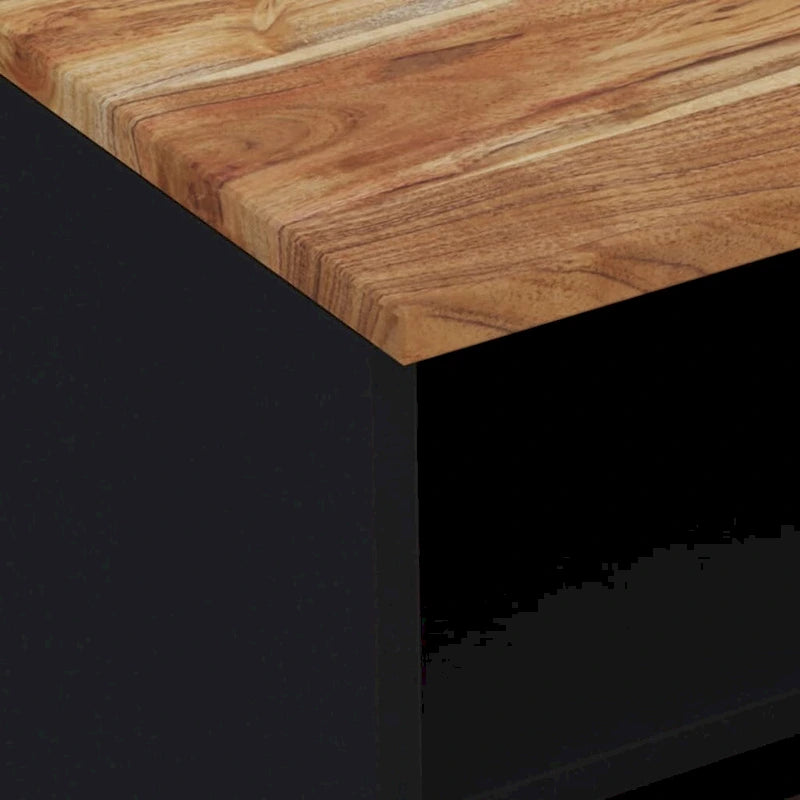 Meuble TV 70x33x46 cm Bois de manguier massif
