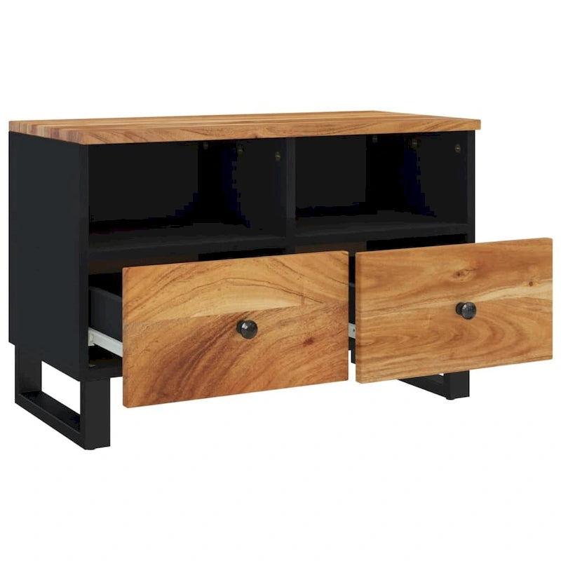 Meuble TV 70x33x46 cm Bois de manguier massif