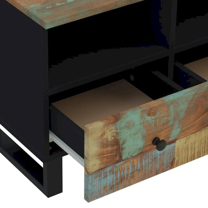 Meuble TV 70x33x46 cm Bois de manguier massif