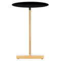 Table d'appoint ronde en C - 45 cm (L) x 45 cm (l) x 63,5 cm (H)