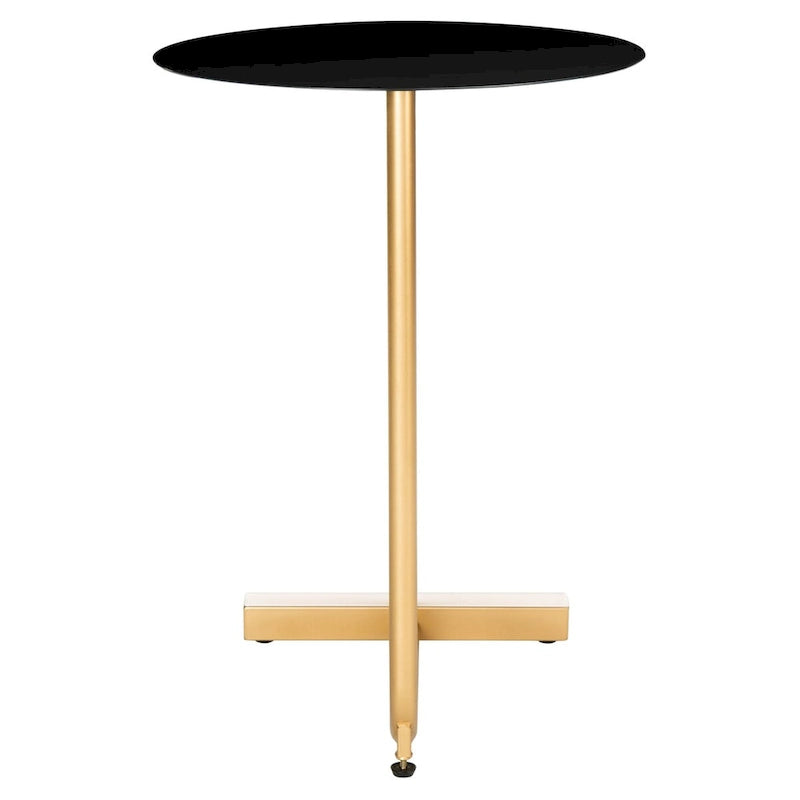 Table d'appoint ronde en C - 45 cm (L) x 45 cm (l) x 63,5 cm (H)