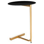 Table d'appoint ronde en C - 45 cm (L) x 45 cm (l) x 63,5 cm (H)