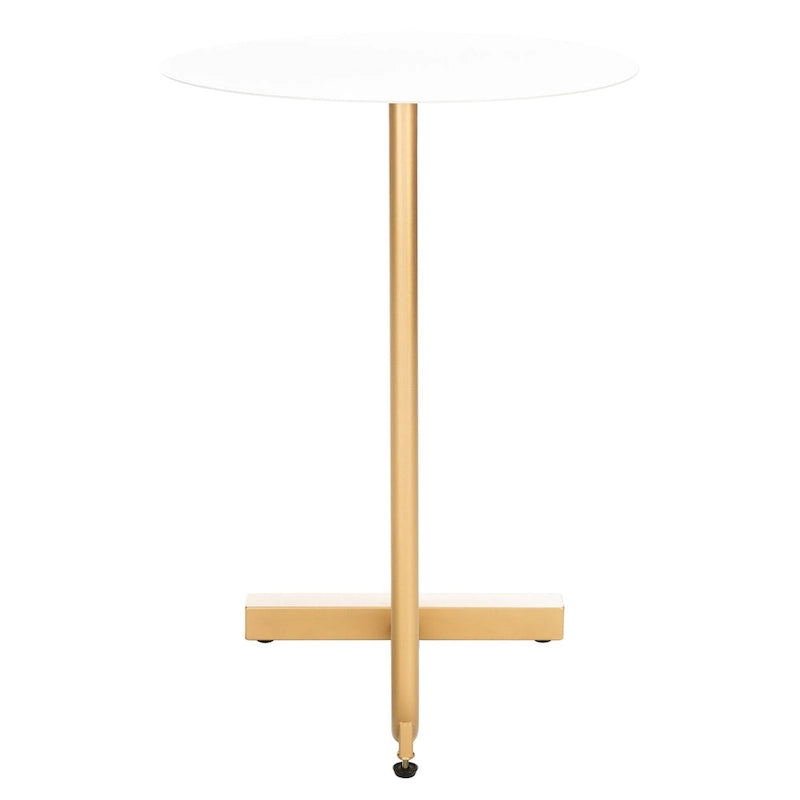Table d'appoint ronde en C - 45 cm (L) x 45 cm (l) x 63,5 cm (H)