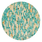 Table d'appoint ronde en mosaïque – 35 cm (L) x 35 cm (P) x 50 cm (H)