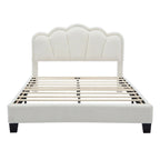 Ensemble de chambre 2 pièces avec cadre de lit LED et banc de rangement – Grand lit/Lit simple