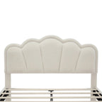 Ensemble de chambre 2 pièces avec cadre de lit LED et banc de rangement – Grand lit/Lit simple