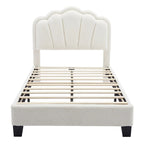 Ensemble de chambre 2 pièces avec cadre de lit LED et banc de rangement – Grand lit/Lit simple