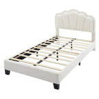 Ensemble de chambre 2 pièces avec cadre de lit LED et banc de rangement – Grand lit/Lit simple