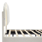 Ensemble de chambre 2 pièces avec cadre de lit LED et banc de rangement – Grand lit/Lit simple