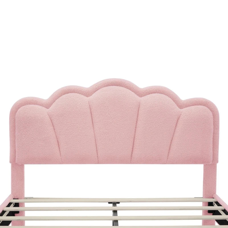 Ensemble de chambre 2 pièces avec cadre de lit LED et banc de rangement – Grand lit/Lit simple