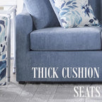Ensemble de salon 2 pièces avec canapé et fauteuil pivotant