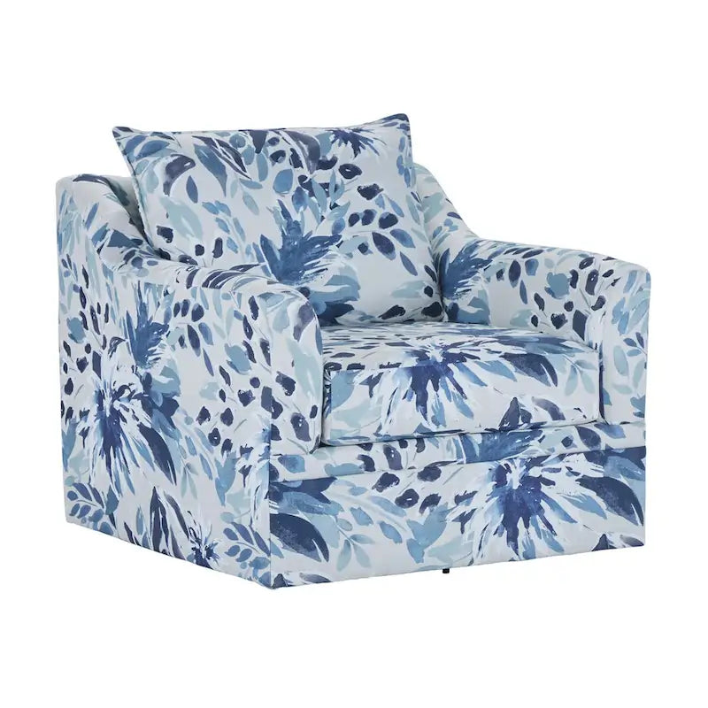 Ensemble de salon 2 pièces avec canapé et fauteuil pivotant