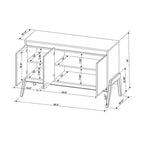 Bahut Mid-Century de 123 cm