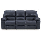 Canapé inclinable électrique bleu – 88L x 41P x 41H
