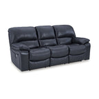 Canapé inclinable électrique bleu – 88L x 41P x 41H