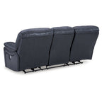 Canapé inclinable électrique bleu – 88L x 41P x 41H