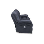 Canapé inclinable électrique bleu – 88L x 41P x 41H